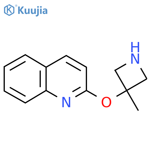2-(3-methylazetidin-3-yl)oxyquinoline structure