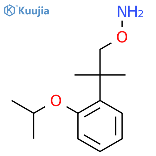O-{2-methyl-2-2-(propan-2-yloxy)phenylpropyl}hydroxylamine structure