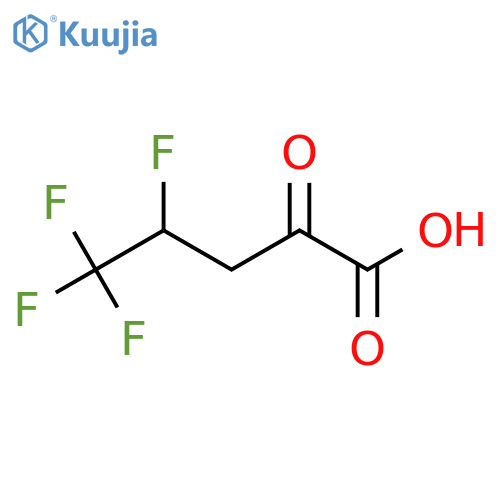 4,5,5,5-tetrafluoro-2-oxopentanoic acid structure