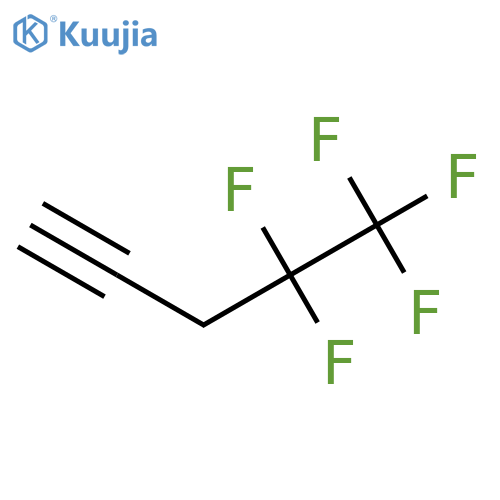4,4,5,5,5-pentafluoropent-1-yne structure