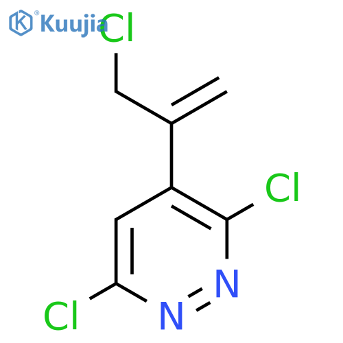 3,6-dichloro-4-(3-chloroprop-1-en-2-yl)pyridazine structure