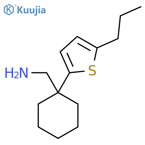 1-(5-propylthiophen-2-yl)cyclohexylmethanamine structure