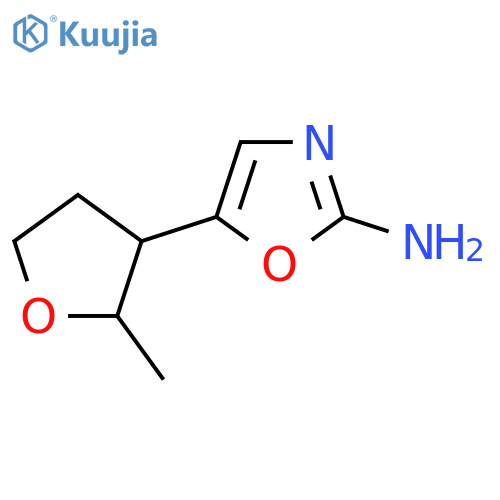 5-(2-methyloxolan-3-yl)-1,3-oxazol-2-amine structure