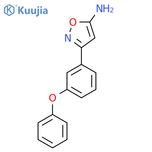3-(3-phenoxyphenyl)-1,2-oxazol-5-amine structure