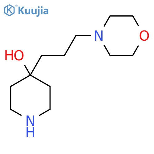 4-3-(morpholin-4-yl)propylpiperidin-4-ol structure