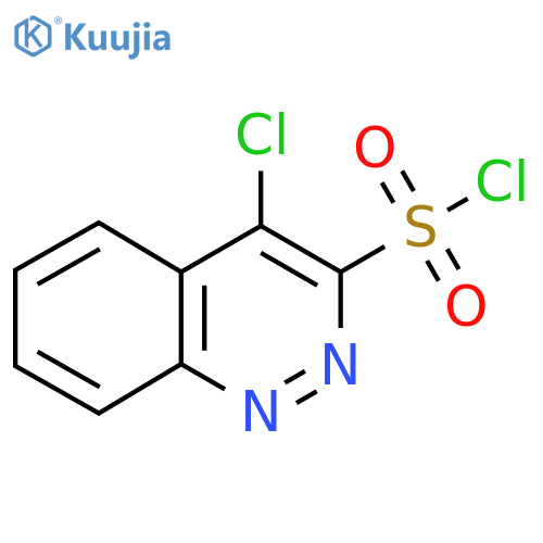 4-chlorocinnoline-3-sulfonyl chloride structure