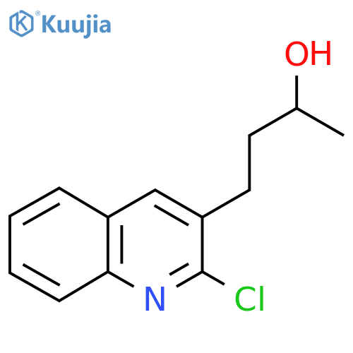 4-(2-chloroquinolin-3-yl)butan-2-ol structure