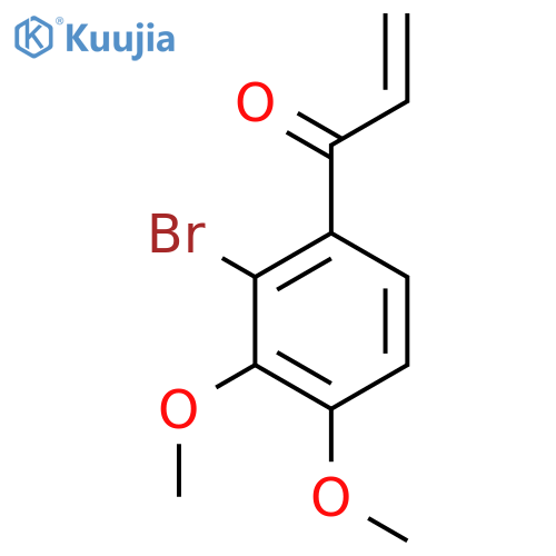 1-(2-bromo-3,4-dimethoxyphenyl)prop-2-en-1-one structure