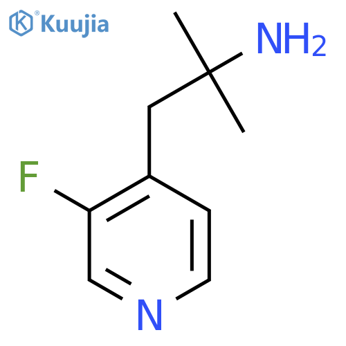 1-(3-fluoropyridin-4-yl)-2-methylpropan-2-amine structure