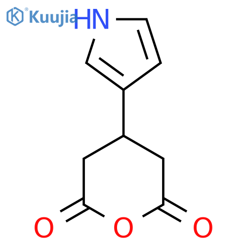 4-(1H-pyrrol-3-yl)oxane-2,6-dione structure