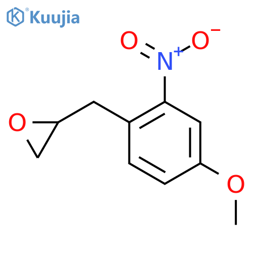 2-(4-methoxy-2-nitrophenyl)methyloxirane structure