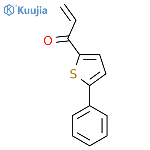 1-(5-phenylthiophen-2-yl)prop-2-en-1-one structure