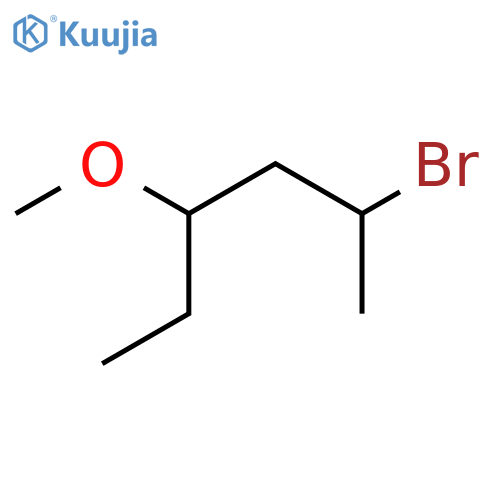 2-bromo-4-methoxyhexane structure