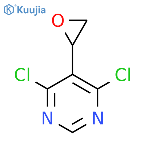 4,6-dichloro-5-(oxiran-2-yl)pyrimidine structure