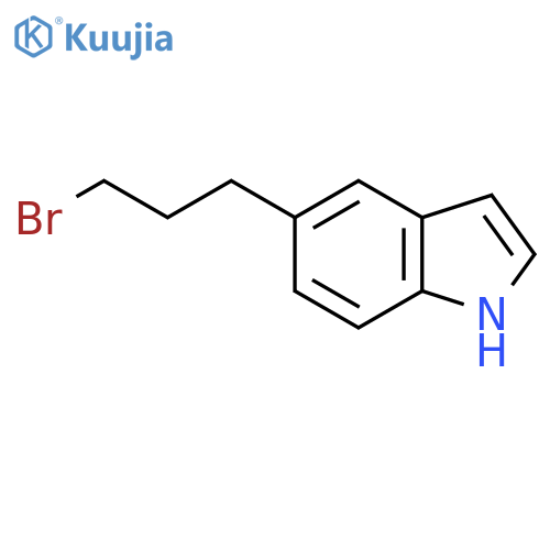 5-(3-bromopropyl)-1H-indole structure
