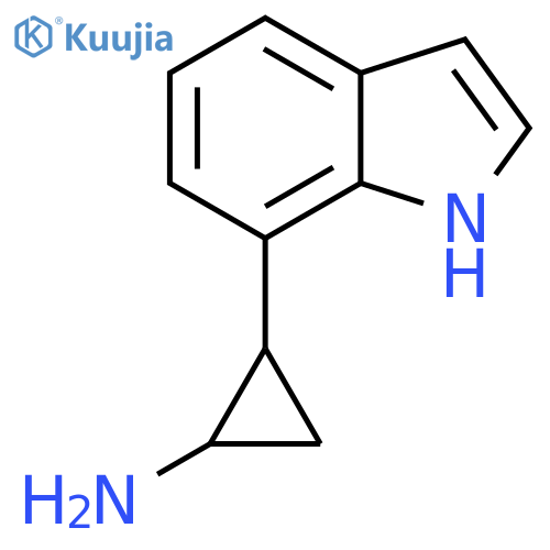 2-(1H-indol-7-yl)cyclopropan-1-amine structure