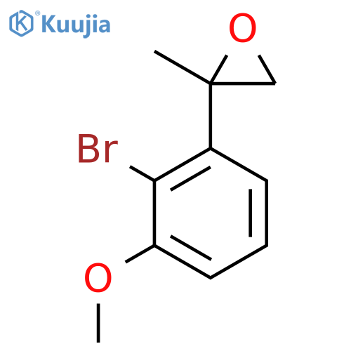 2-(2-bromo-3-methoxyphenyl)-2-methyloxirane structure