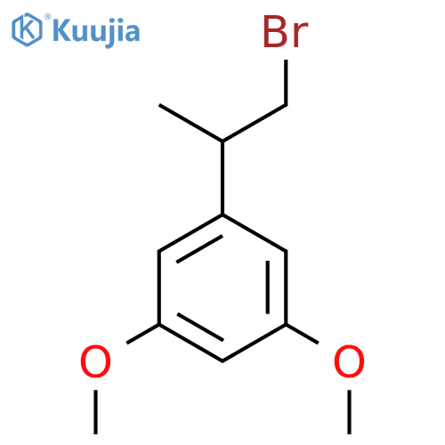1-(1-bromopropan-2-yl)-3,5-dimethoxybenzene structure