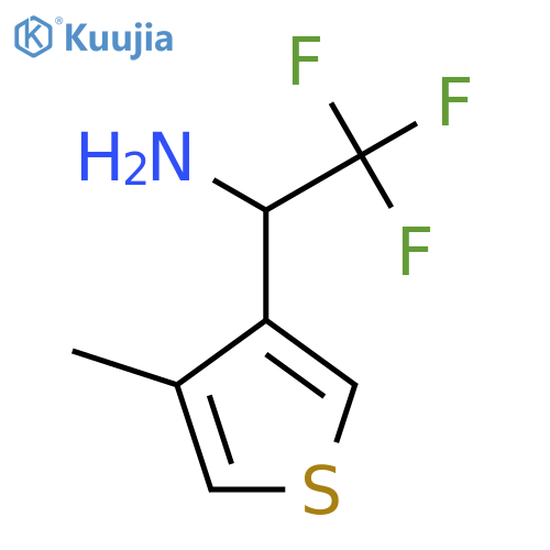 2,2,2-trifluoro-1-(4-methylthiophen-3-yl)ethan-1-amine structure