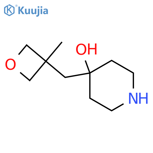 4-(3-methyloxetan-3-yl)methylpiperidin-4-ol structure