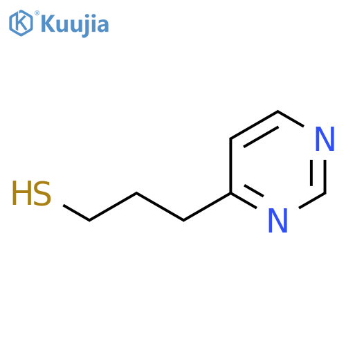 3-(pyrimidin-4-yl)propane-1-thiol structure
