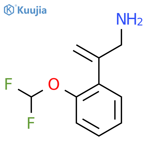 2-2-(difluoromethoxy)phenylprop-2-en-1-amine structure