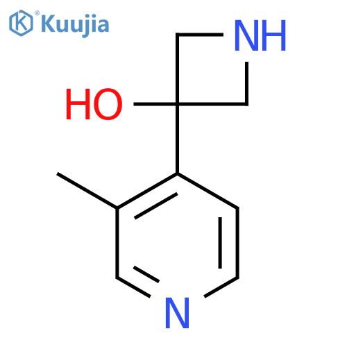 3-(3-methylpyridin-4-yl)azetidin-3-ol structure