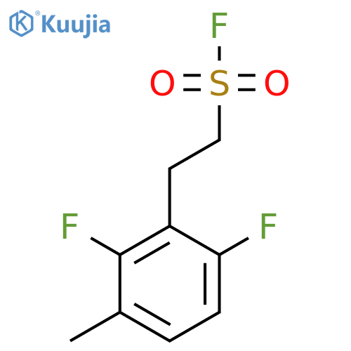 2-(2,6-difluoro-3-methylphenyl)ethane-1-sulfonyl fluoride structure