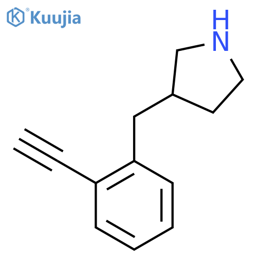 3-(2-ethynylphenyl)methylpyrrolidine structure