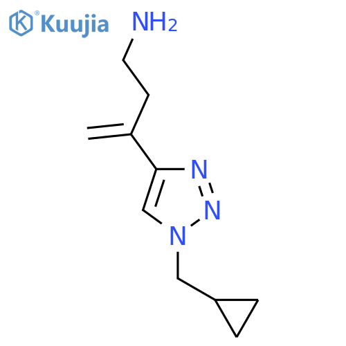 3-1-(cyclopropylmethyl)-1H-1,2,3-triazol-4-ylbut-3-en-1-amine structure