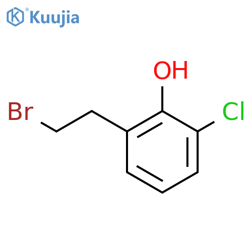 2-(2-bromoethyl)-6-chlorophenol structure