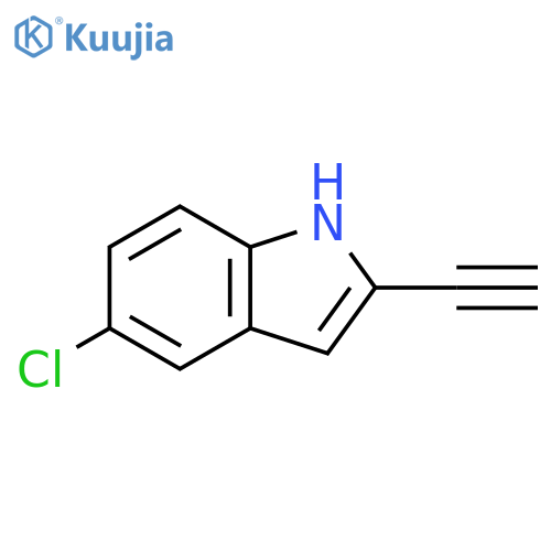 5-chloro-2-ethynyl-1H-indole structure