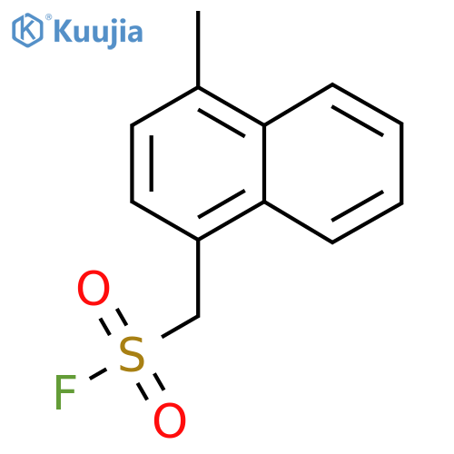 (4-methylnaphthalen-1-yl)methanesulfonyl fluoride structure