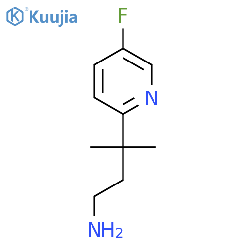 3-(5-fluoropyridin-2-yl)-3-methylbutan-1-amine structure