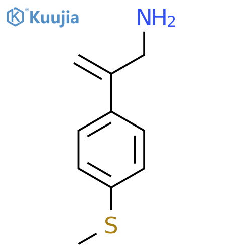 2-4-(methylsulfanyl)phenylprop-2-en-1-amine structure