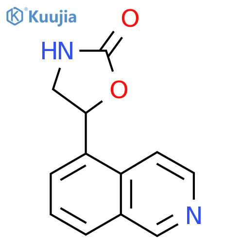 5-(isoquinolin-5-yl)-1,3-oxazolidin-2-one structure