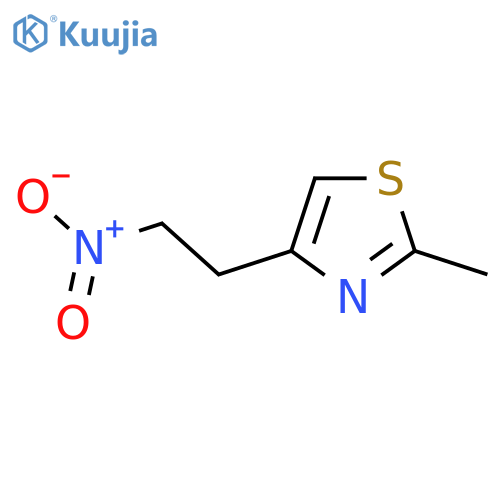 2-methyl-4-(2-nitroethyl)-1,3-thiazole structure