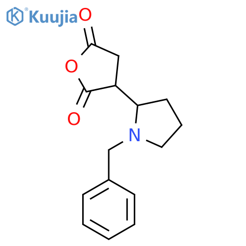 3-(1-benzylpyrrolidin-2-yl)oxolane-2,5-dione structure
