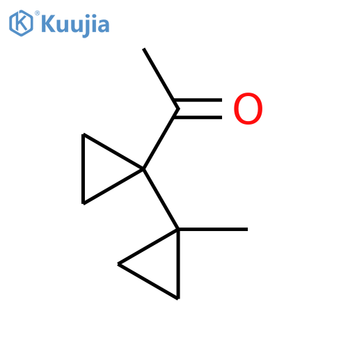 1-1-(1-methylcyclopropyl)cyclopropylethan-1-one structure