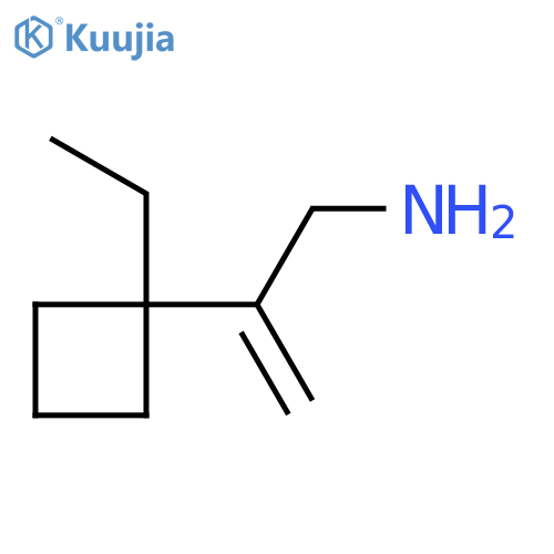 2-(1-ethylcyclobutyl)prop-2-en-1-amine structure