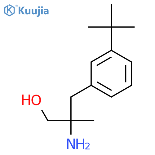 2-amino-3-(3-tert-butylphenyl)-2-methylpropan-1-ol structure
