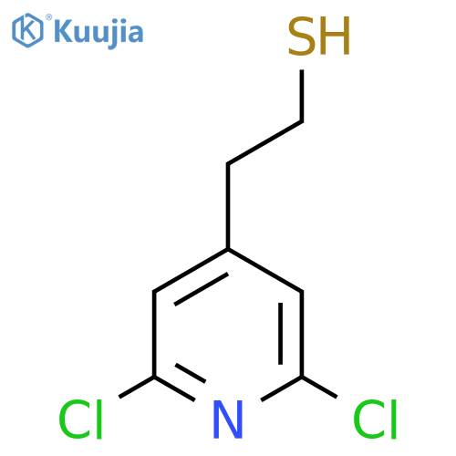 2-(2,6-dichloropyridin-4-yl)ethane-1-thiol structure