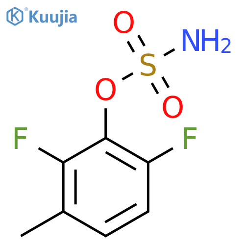 2,6-difluoro-3-methylphenyl sulfamate structure