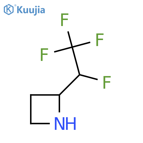 2-(1,2,2,2-tetrafluoroethyl)azetidine structure