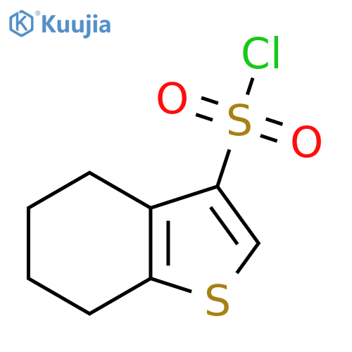 4,5,6,7-Tetrahydro-1-benzothiophene-3-sulfonyl chloride structure
