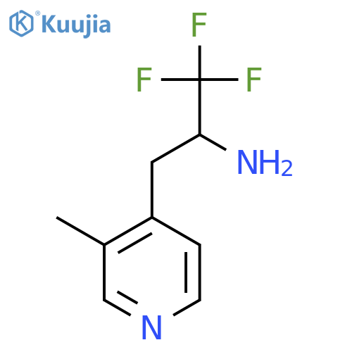 1,1,1-trifluoro-3-(3-methylpyridin-4-yl)propan-2-amine structure