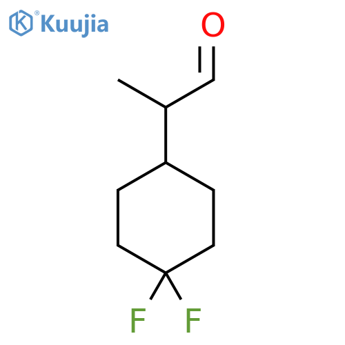 2-(4,4-Difluorocyclohexyl)propanal structure