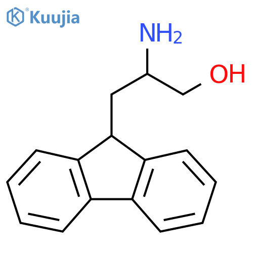 2-amino-3-(9H-fluoren-9-yl)propan-1-ol structure
