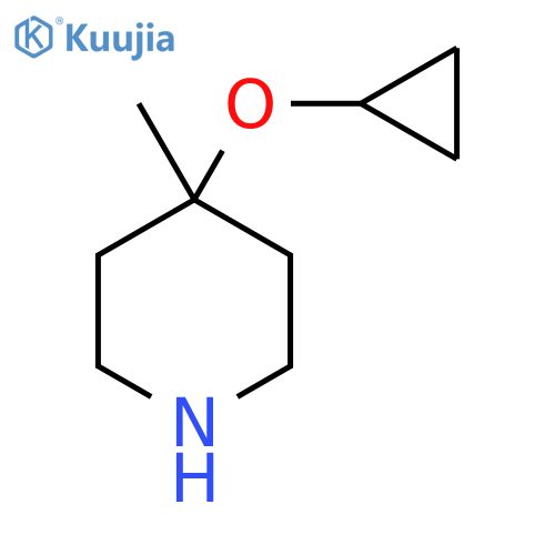 4-cyclopropoxy-4-methylpiperidine structure