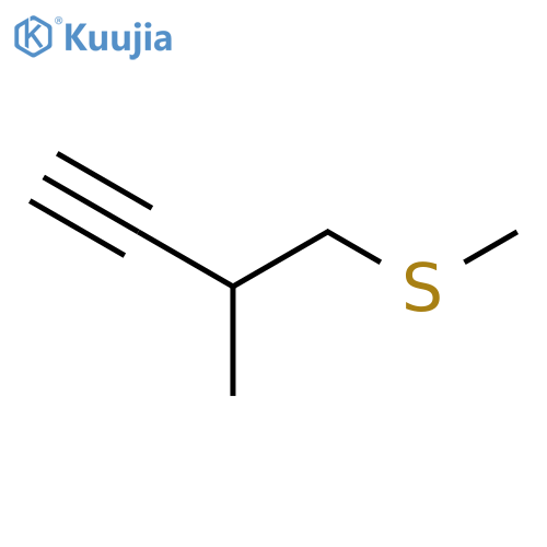 3-methyl-4-(methylsulfanyl)but-1-yne structure